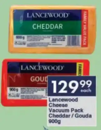 President Hyper Lancewood Cheese Vacuum Pack Cheddar/Gouda offer