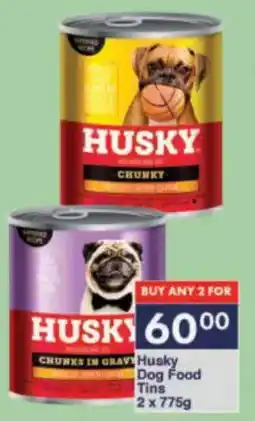 President Hyper Husky Dog Food Tins offer