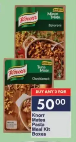 President Hyper Knorr Mates Pasta Meal Kit Boxes offer