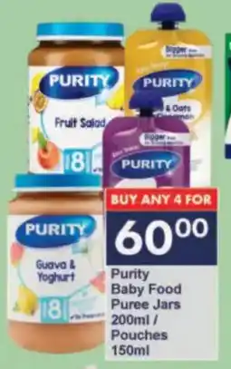 President Hyper Purity Baby Food Puree Jars/ Pouches offer