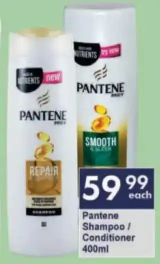 President Hyper Pantene Shampoo/ Conditioner offer