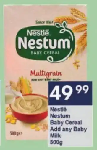 President Hyper Nestlé Nestum Baby Cereal Add any Baby Milk offer