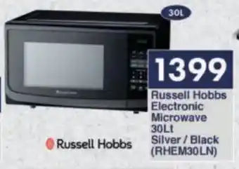 President Hyper Russell Hobbs Electronic Microwave Silver/Black offer