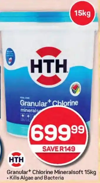 Pick n Pay Hypermarket HTH Granular+ Chlorine Mineralsoft offer