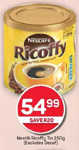 Pick n Pay Hypermarket Nestlé Ricoffy Tin (Excludes Decaf) offer