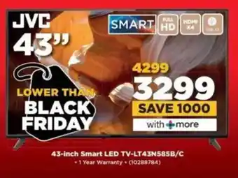 HiFi Corp JVC 43-inch Smart LED TV-LT43N585B/C offer