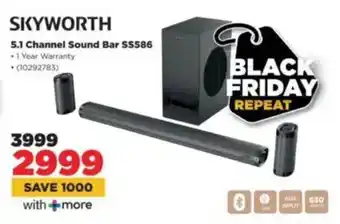 HiFi Corp SKYWORTH 5.1 Channel Sound Bar SS586 offer