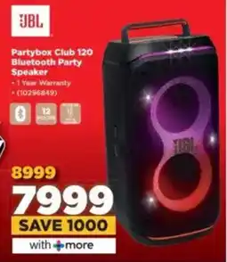 HiFi Corp JBL Partybox Club 120 Bluetooth Party Speaker offer