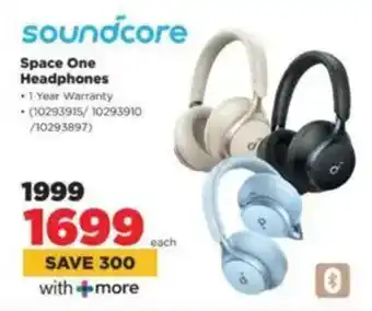 HiFi Corp Soundcore Space One Headphones offer