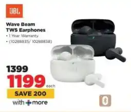 HiFi Corp JBL Wave Beam TWS Earphones offer