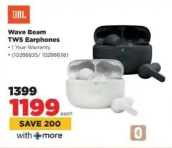 HiFi Corp JBL Wave Beam TWS Earphones offer