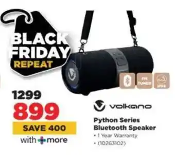 HiFi Corp Volkano Python Series Bluetooth Speaker offer