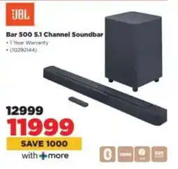 HiFi Corp JBL Bar 500 5.1 Channel Soundbar offer