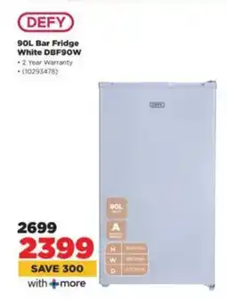 HiFi Corp DEFY Bar Fridge White DBF90W offer