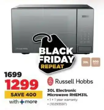 HiFi Corp Russell Hobbs Electronic Microwave RHEM31L offer