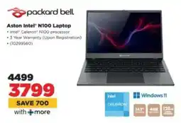 HiFi Corp Packard Bell Aston Intel N100 Laptop offer