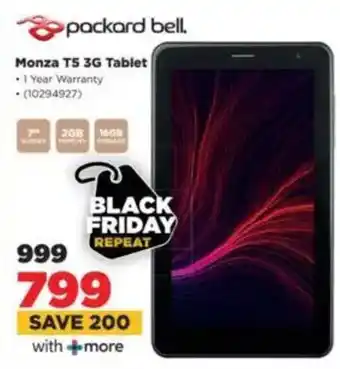 HiFi Corp Packard Bell Monza TS 3G Tablet offer