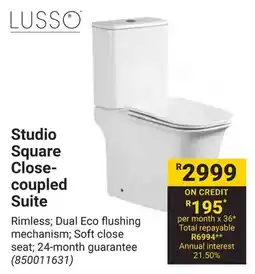 Builders Warehouse LUSSO Studio Square Close- coupled Suite offer