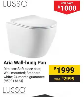 Builders Warehouse LUSSO Aria Wall-hung Pan offer