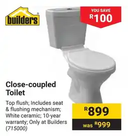 Builders Warehouse Close-coupled Toilet offer