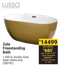 Builders Warehouse Zala Freestanding Bath offer