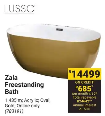 Builders Warehouse Zala Freestanding Bath offer