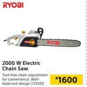 Builders Warehouse Ryobi 2000W Electric Chain Saw offer