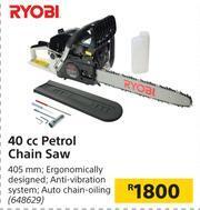 Builders Warehouse Ryobi 40cc Petrol Chain Saw offer