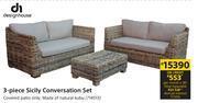 Builders Warehouse Design House 3 Piece Sicily Conversation Set offer