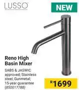 Builders Warehouse Lusso Reno High Basin Mixer offer