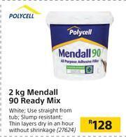 Builders Warehouse Polycell 2kg Mendall 90 Ready Mix offer