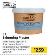 Builders Warehouse Smith & Co 5Ltr Skimming Plaster offer