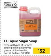 Builders Warehouse Smith & Co 1Ltr Liquid Sugar Soap offer