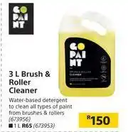 Builders Warehouse Go Paint 3Ltr Brush & Roller Cleaner offer