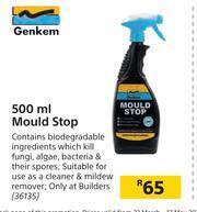 Builders Warehouse Genkem 500ml Mould Stop offer