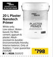 Builders Warehouse Fired Earth 20Ltr Plaster Nanotech Primer offer