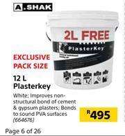 Builders Warehouse A.Shak 12Ltr Plasterkey offer