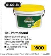 Builders Warehouse Alcolin 10Ltr Permobond offer
