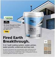 Builders Warehouse Fired Earth 20L Break Through 5 In 1 Paint offer