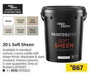 Builders Warehouse Fired Earth 20Ltr Soft Sheen offer