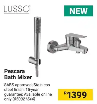 Builders Warehouse LUSSO Pescara Bath Mixer offer