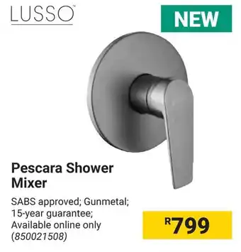 Builders Warehouse Pescara Shower Mixer offer