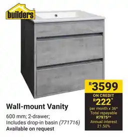 Builders Warehouse Wall-mount Vanity offer