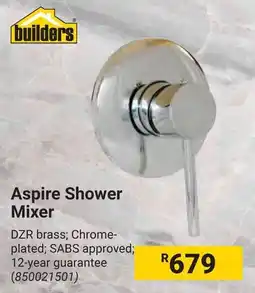 Builders Warehouse Aspire Shower Mixer offer