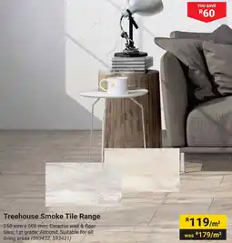 Builders Warehouse Treehouse Smoke Tile Range offer