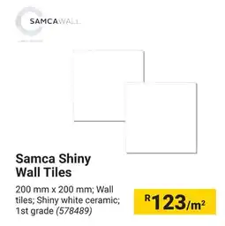 Builders Warehouse Samca Shiny Wall Tiles offer