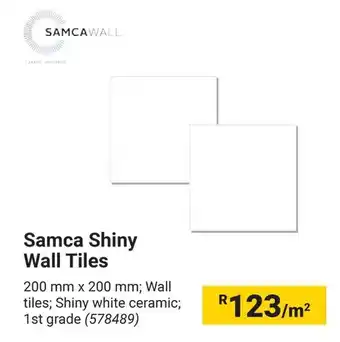 Builders Warehouse Samca Shiny Wall Tiles offer