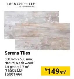 Builders Warehouse Serena Tiles offer