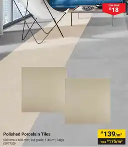 Builders Warehouse Polished Porcelain Tiles offer