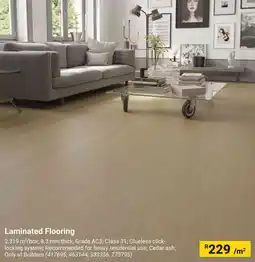 Builders Warehouse Laminated Flooring offer